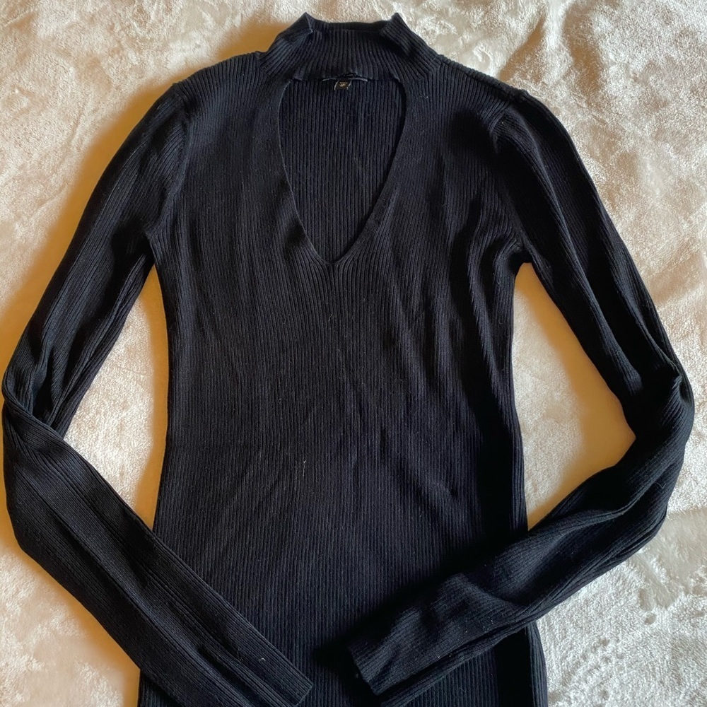 Black Choker Top